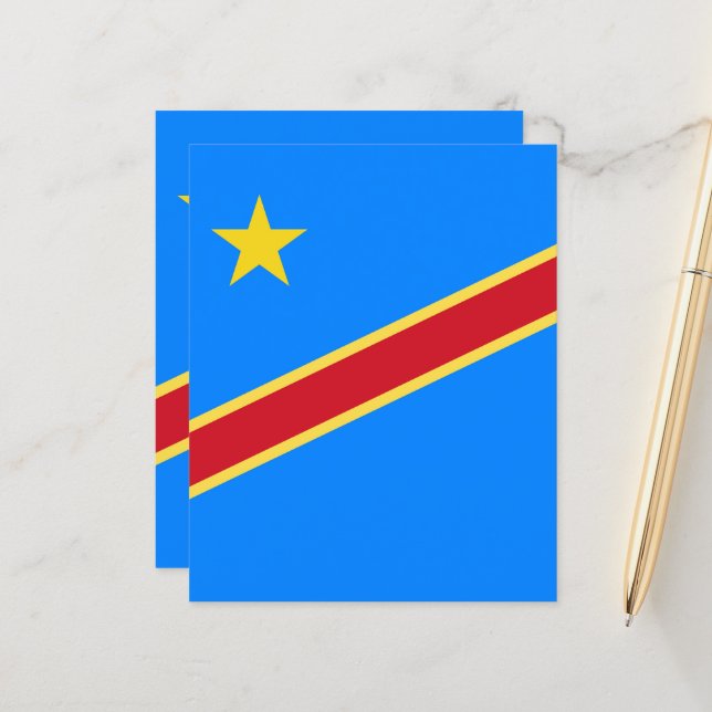 Congo flag (Front/Back In Situ)