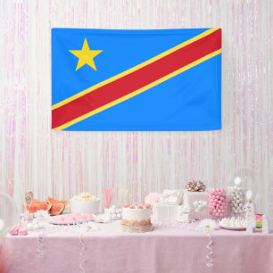 Congo flag banner