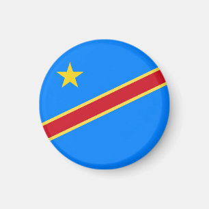 Congo flag magnet