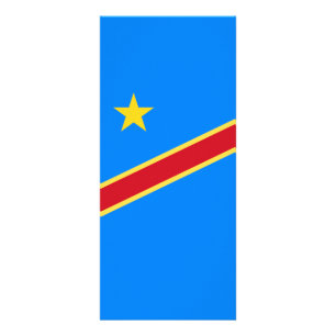 Congo flag rack card