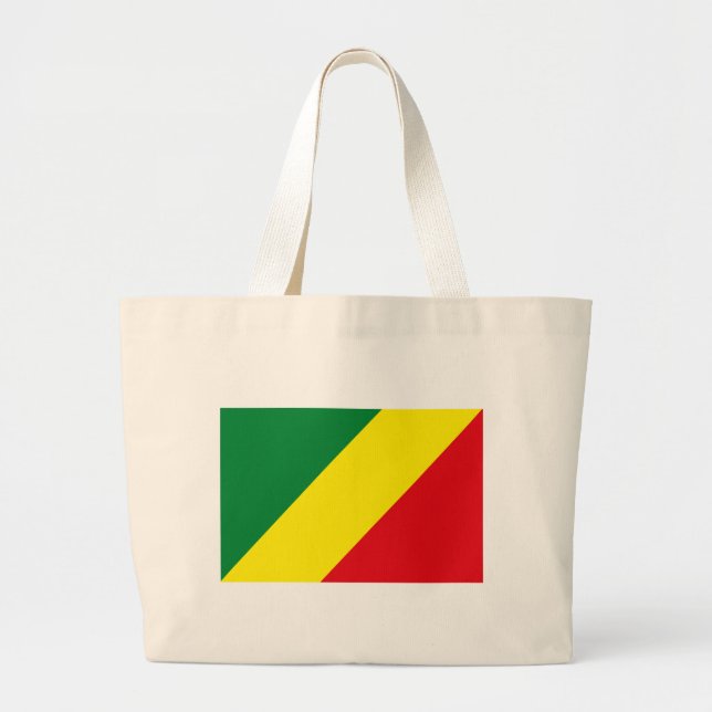 Congo Flag Tote Bag (Front)