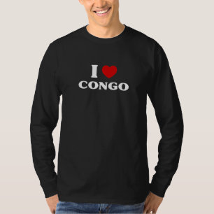 Congo I Heart Congo Souvenir I Love Congo T-Shirt