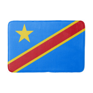 Congo Kinshasa Flag Bath Mat