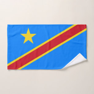 Congo Kinshasa Flag Bath Towel Set