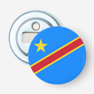 Congo Kinshasa Flag Bottle Opener