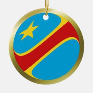 Congo-Kinshasa Flag Ornament
