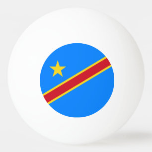 Congo Kinshasa Flag Ping Pong Ball