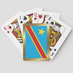 Congo-Kinshasa Flag Playing Cards