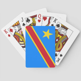 Congo Kinshasa Flag Playing Cards