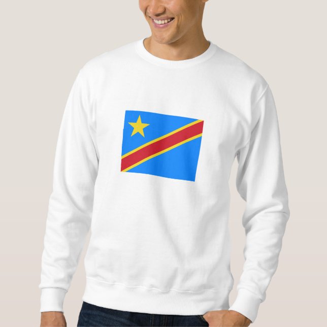 Congo Kinshasa Flag Sweatshirt (Front)