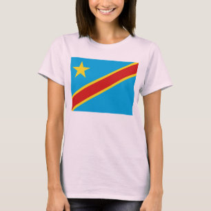 Congo-Kinshasa Flag x Map T-Shirt