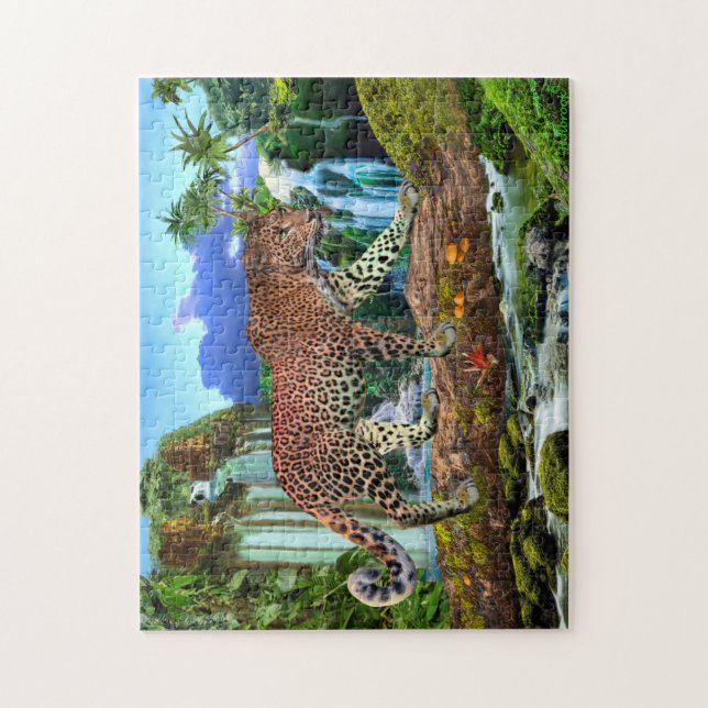 CONGO LEOPARD JIGSAW PUZZLE (Vertical)
