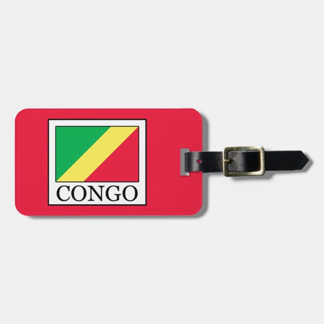 Congo Luggage Tag (Front Horizontal)
