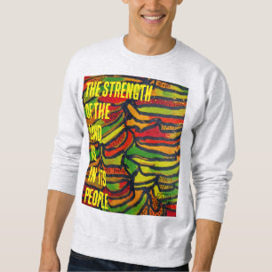 Congo print  the strengh of the land  sweatshirt