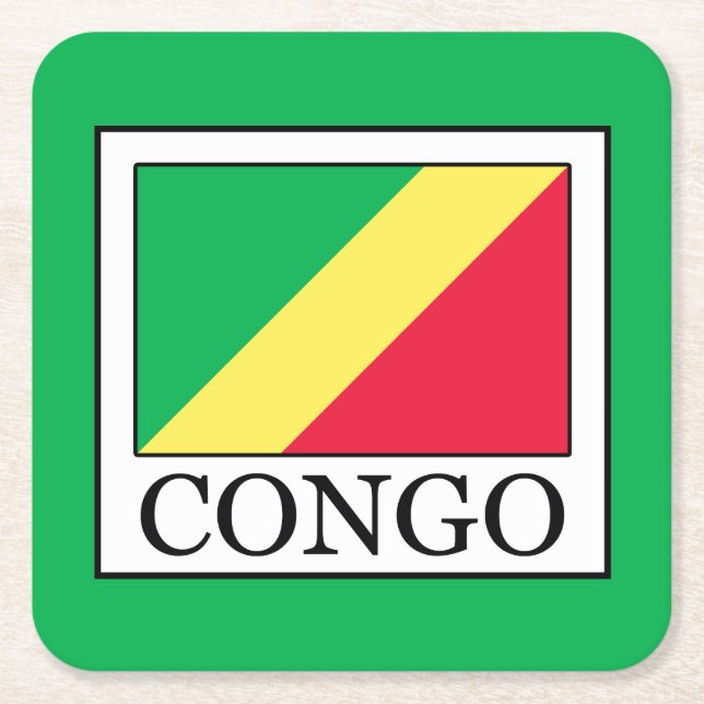 Congo Square Paper Coaster (Front)
