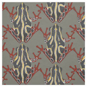 congo tree frog fabric