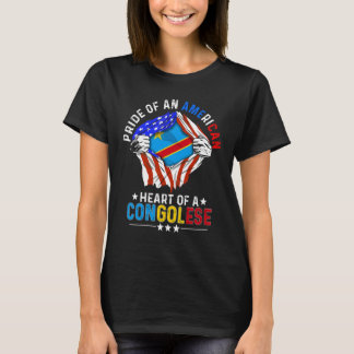 Congolese American America Pride Foreign Country C T-Shirt