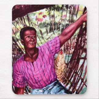Congolese boy mouse pad