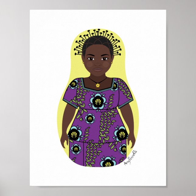 Congolese Matryoshka Poster (Front)