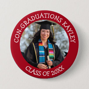 Congraduations Graduate name and photo Button
