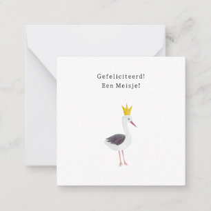 Congrats A Girl's Newborn Daughter Card