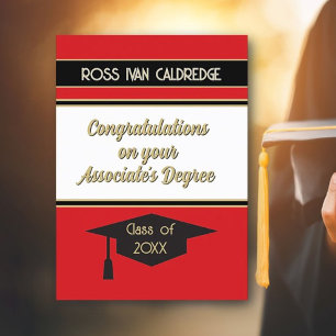 Congrats Associate degree college graduation card