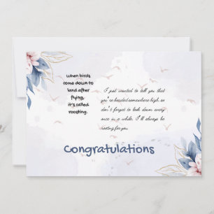 Congrats card
