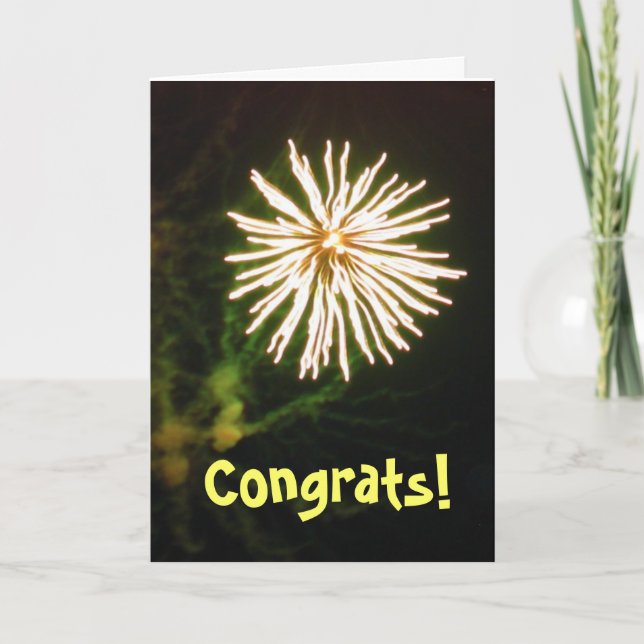 Congrats card (Front)