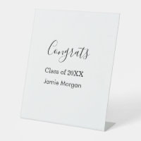 Congrats class of 20XX graduation name simple date