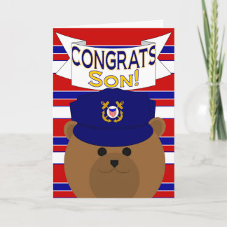 Congrats - Coast Guard - Son Card