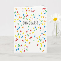 CONGRATS CONFETTI CARD