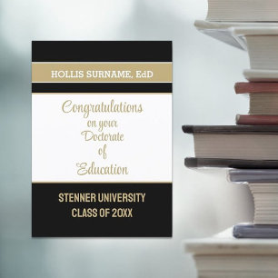 Congrats! Doctorate of Education grad card