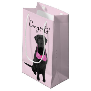 Congrats Dog For Breast Cancer Survivor Small Gift Bag