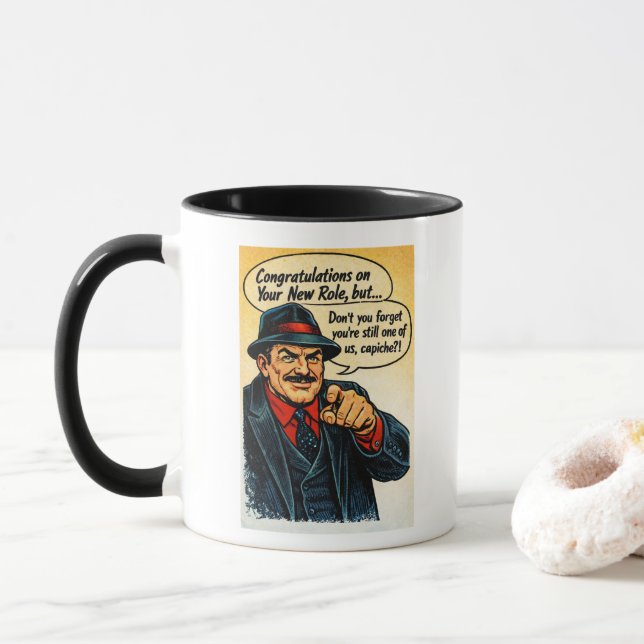 Congrats! Don't forget about us! Mug (With Donut)