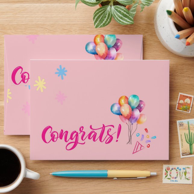 Congrats Envelope (Desk)