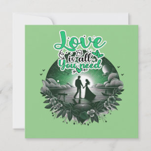 Congrats Folded Invitation Card