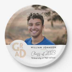 Congrats Grad Class of 2023 Paper Plate