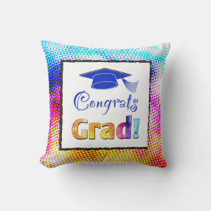 Congrats Grad Colours, Fun Cushion