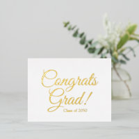 Congrats grad custom script graduation