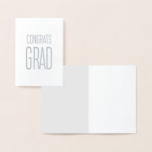 Congrats Grad Foil Card
