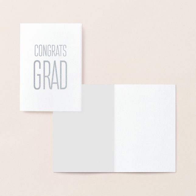 Congrats Grad Foil Card (Display)