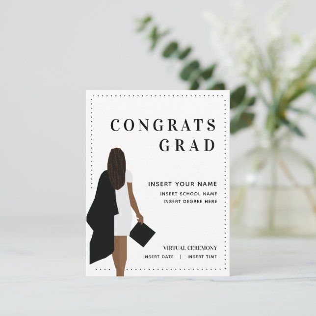 Congrats Grad ♥ Graduation Announcement (Standing Front)