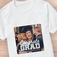 Congrats Grad Modern Simple Preppy Photo