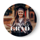 Congrats Grad Modern Simple Script Custom Photo