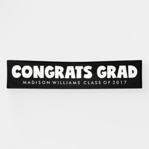 Congrats Grad   Name & Year Banner