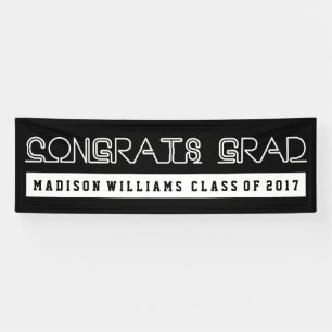 Congrats Grad   Name & Year Banner