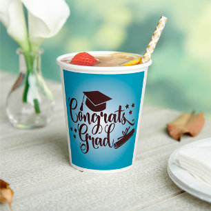 Congrats Grad Paper Cups