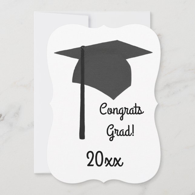 Congrats Grad, Personalised Graduation Card (Front)