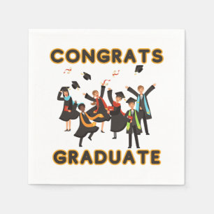 Congrats Graduate 3 Ply Napkins