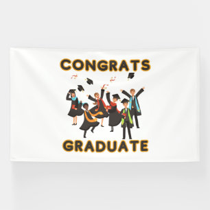 Congrats Graduate 6x10 Vinyl Banner